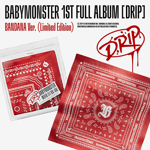 BABYMONSTER - DRIP (1st Studio Album) [Bandana Ver.]