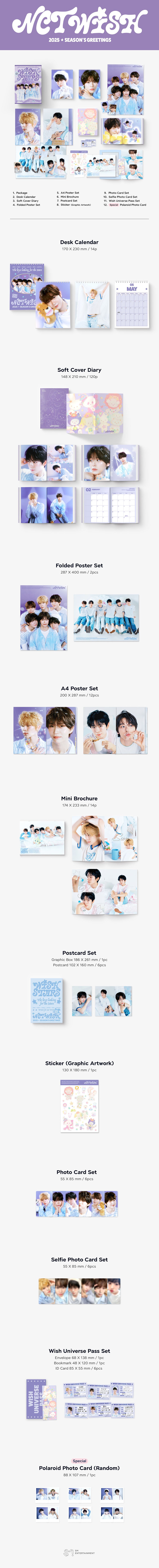 *PRE-ORDER* NCT WISH - 2025 SEASON'S GREETINGS [WISH STARS]