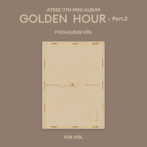 *PRE-ORDER* ATEEZ - GOLDEN HOUR : Part.2 (11th Mini Album) [Poca Album Ver.]