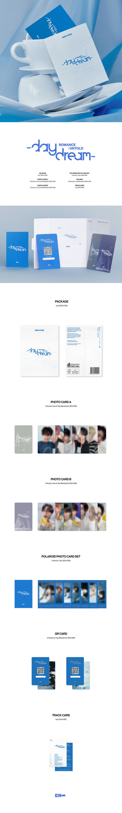 ENHYPEN - ROMANCE : UNTOLD –daydream- (Repackage Album) [Weverse Albums Ver.]