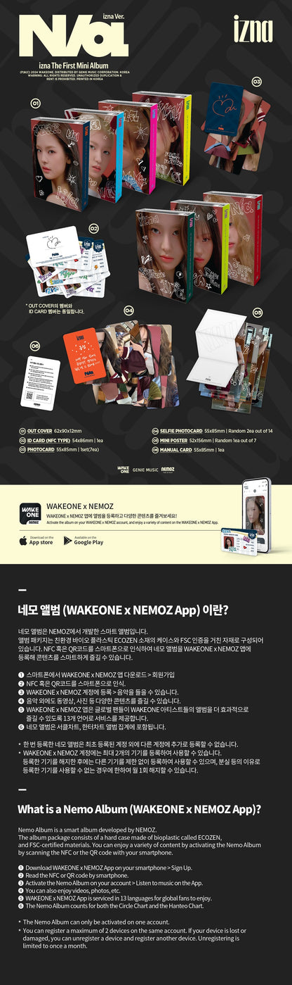 IZNA - N/a (1st Mini Album) [izna Ver. Nemo Album]