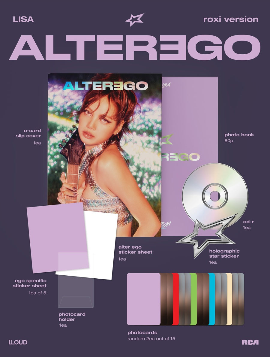 BBANGYA | BLACKPINK LISA - ALTER EGO (1st Studio Album) [Photobook