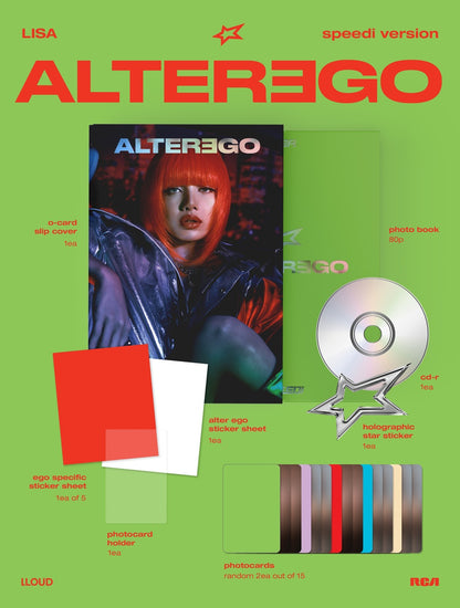 BLACKPINK LISA - ALTER EGO (1st Studio Album) [Photobook Ver.]