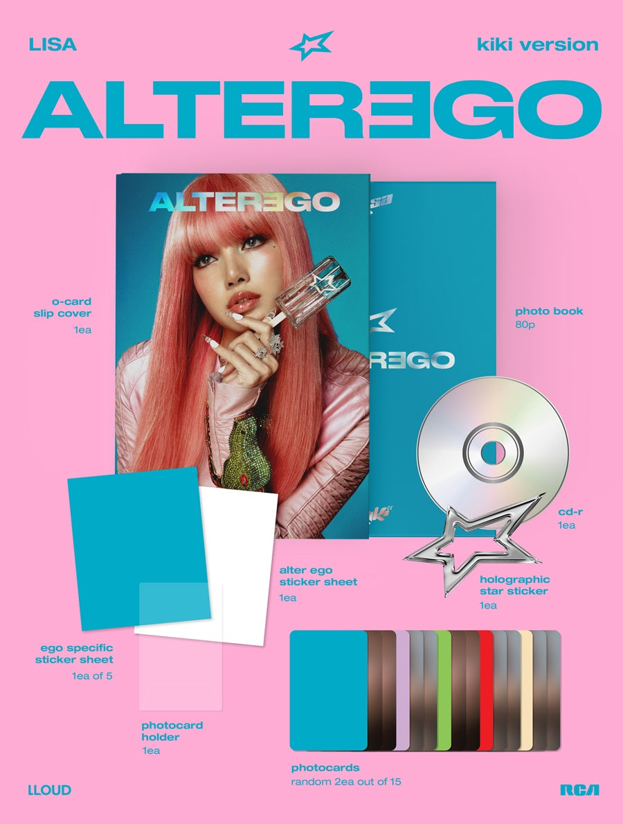 BLACKPINK LISA SET LP アルバム BBANGYA | BLACKPINK LISA - ALTER EGO (1st Studio Album) [Photobook
