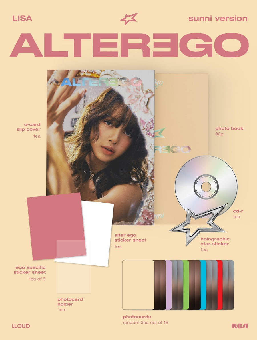 BBANGYA | BLACKPINK LISA - ALTER EGO (1st Studio Album) [Photobook