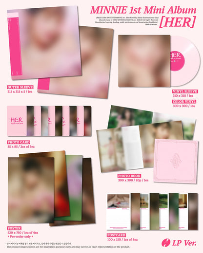 (G)I-DLE MINNIE - HER (1st Mini Album) [LP/VINYL]