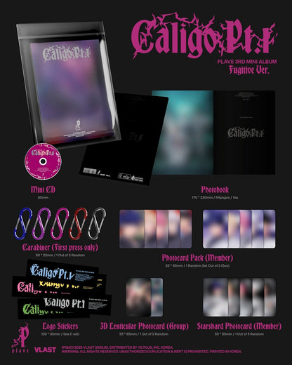 PLAVE - Caligo Pt.1 (3rd Mini Album) [Fugitive Ver.]