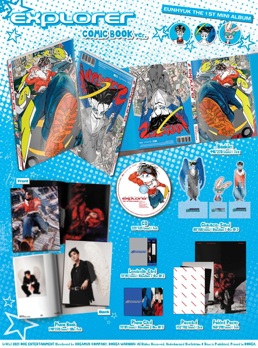 SUPER JUNIOR EUNHYUK - EXPLORER (1st Mini Album) [Comic Book Ver.]