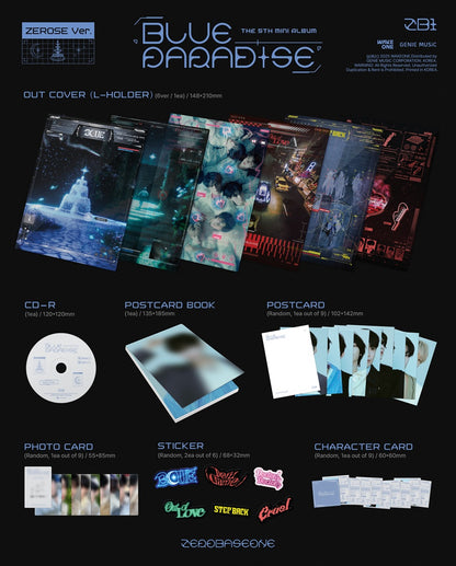 ZEROBASEONE - BLUE PARADISE (5th Mini Album) [Zerose Ver.]