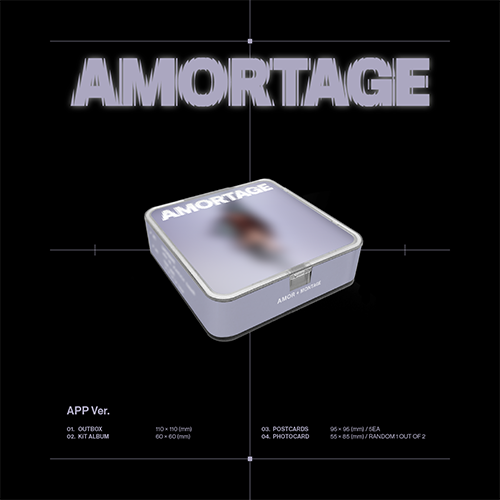 BLACKPINK JISOO - AMORTAGE (1st Mini Album) [App Ver.]