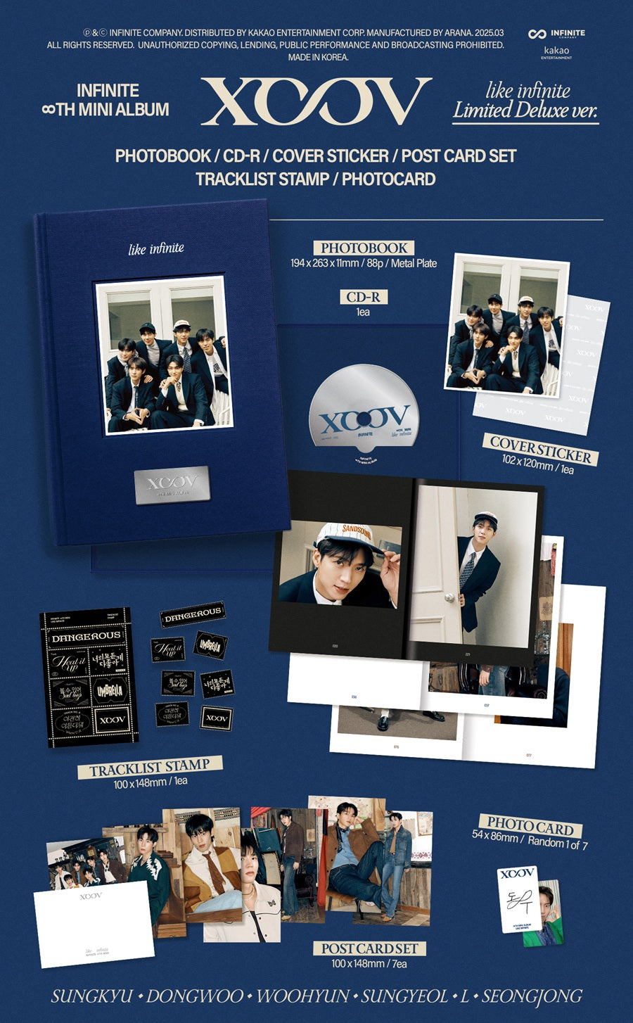INFINITE - LIKE INFINITE (8th Mini Album) [Limited Deluxe Ver.]