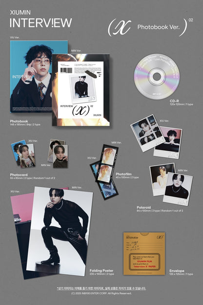 *PRE-ORDER* EXO XIUMIN - Interview X (2nd Mini Album) [Photobook Ver.]