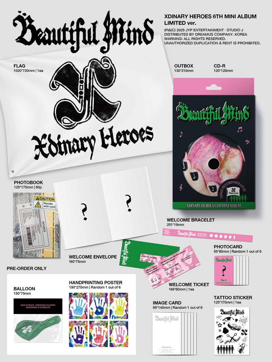BBANGYA | XDINARY HEROES - Beautiful Mind (6th Mini Album