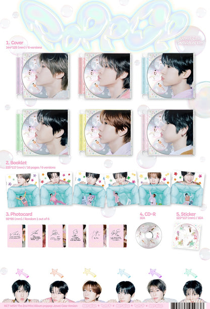 NCT WISH - poppop (2nd Mini Album) [Jewel Case Ver.]