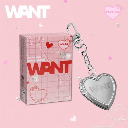 MAMAMOO SOLAR - WANT (2nd Single Album) [Plve Ver.]