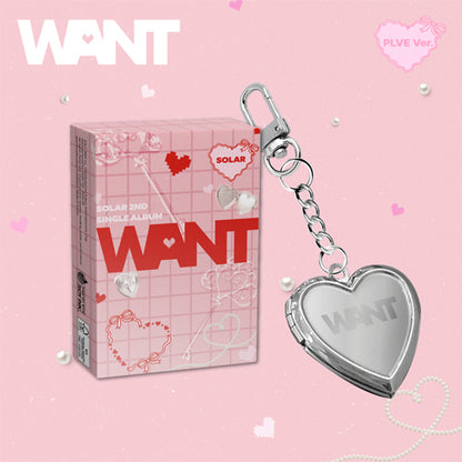 MAMAMOO SOLAR - WANT (2nd Single Album) [Plve Ver.]