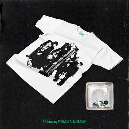 P1HARMONY - DUH! (8th Mini Album) [Plain White T MD Ver.]