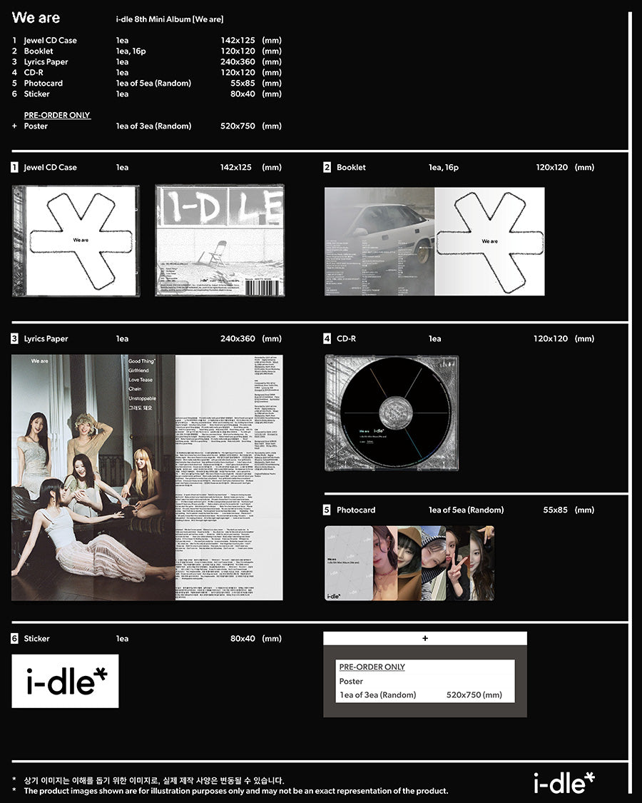 I-DLE - We Are (8th Mini Album) [Special Jewel Ver.]