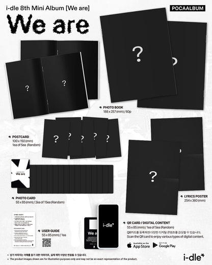 *PRE-ORDER* I-DLE - We Are (8th Mini Album) [Photobook POCAALBUM Ver.]