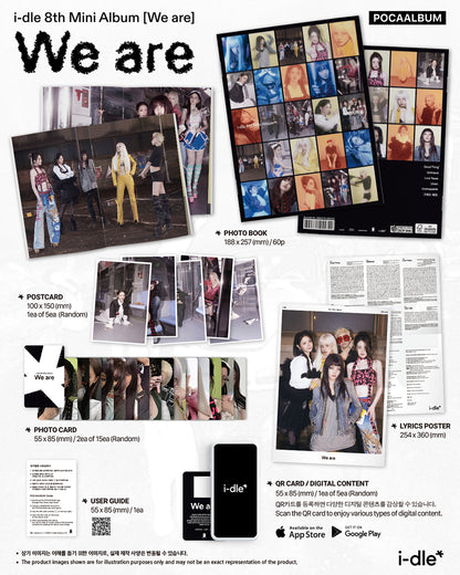 I-DLE - We Are (8th Mini Album) [Photobook POCAALBUM Ver.]