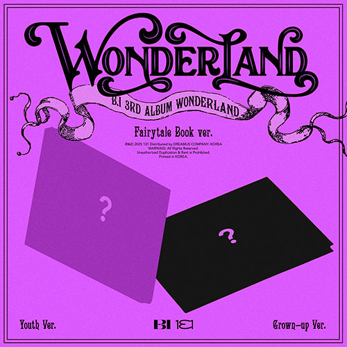 *PRE-ORDER* B.I - WONDERLAND (3rd Studio Album) [Photobook Ver.]