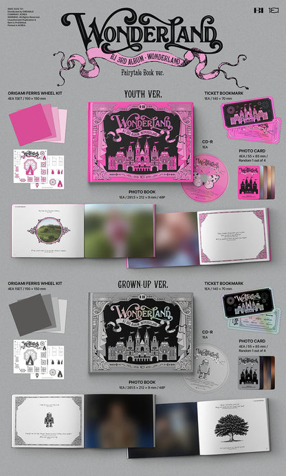 B.I - WONDERLAND (3rd Studio Album) [Photobook Ver.]