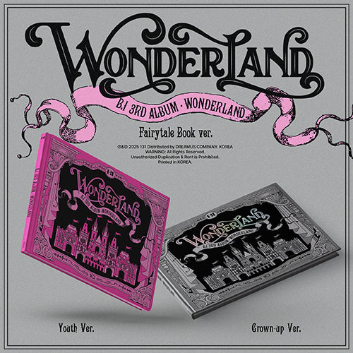 B.I - WONDERLAND (3rd Studio Album) [Photobook Ver.]
