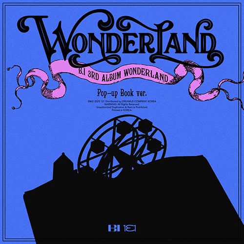 B.I - WONDERLAND (3rd Studio Album) [Pop-Up Book Ver.]