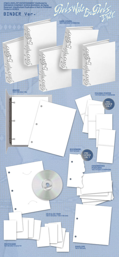 *PRE-ORDER* ITZY - Girls Will Be Girls (10th Mini Album) [Binder Ver.] + POB