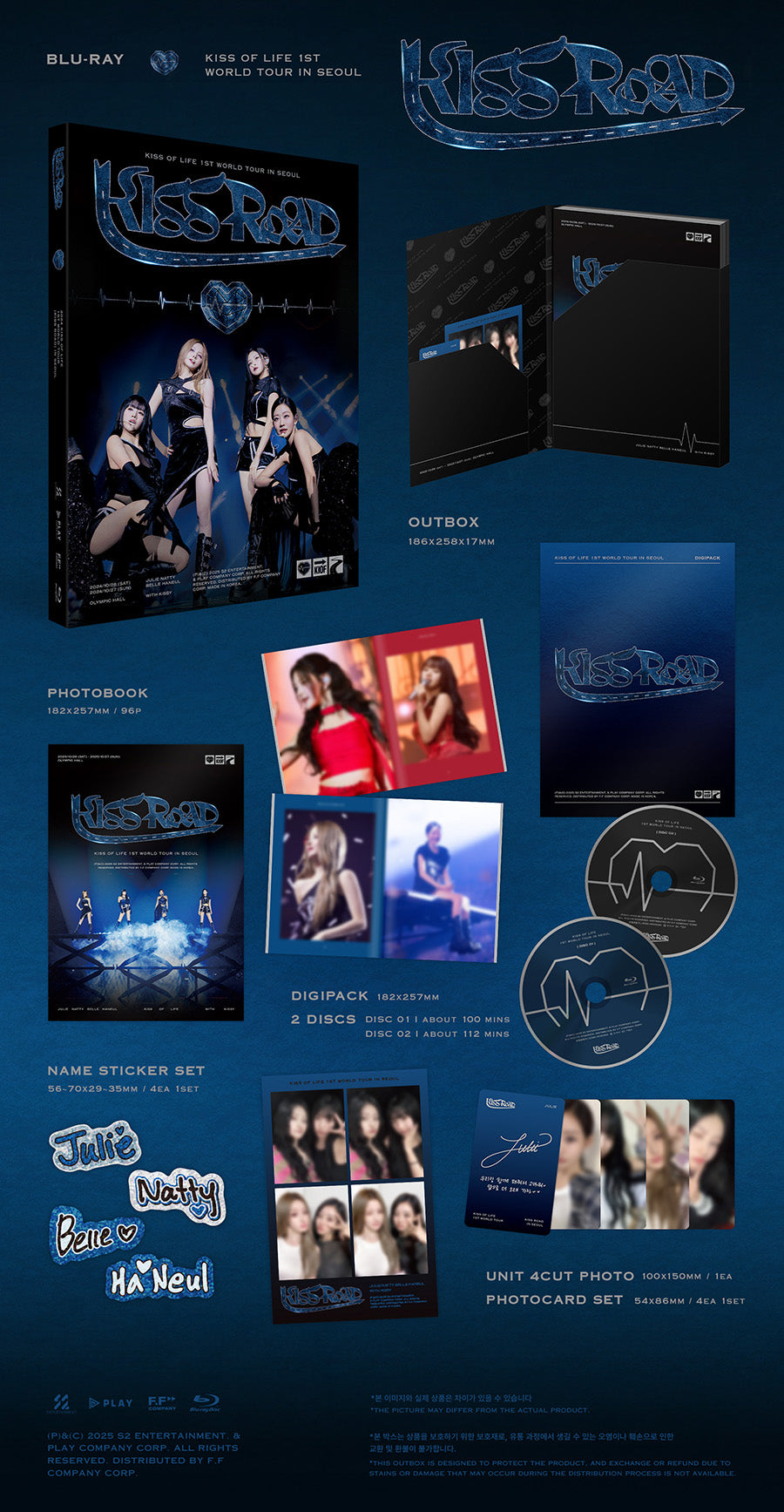 KISS OF LIFE - 2024 1ST WORLD TOUR [KISS ROAD] IN SEOUL Blu-ray