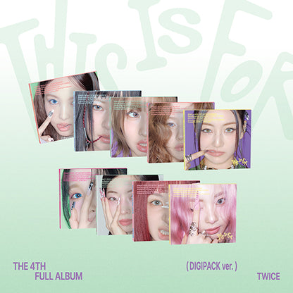 TWICE - THIS IS FOR (4th Studio Album) [Digipack Ver.]