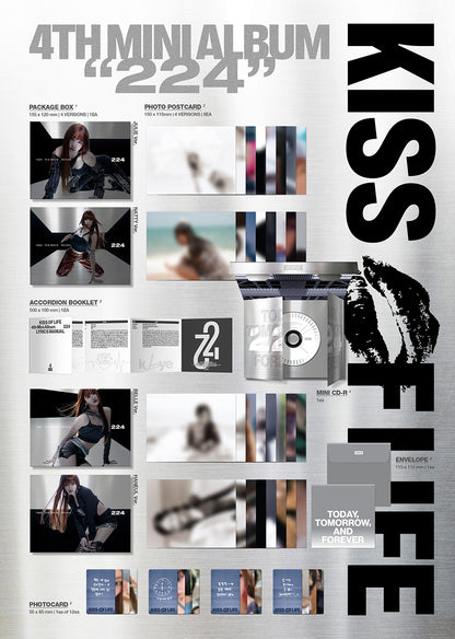 *PRE-ORDER* KISS OF LIFE - 224 (4th Mini Album) [Digipack Ver.]