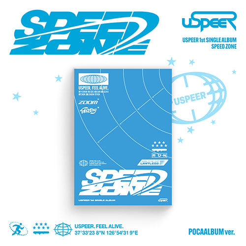 *PRE-ORDER* USPEER - SPEED ZONE (1st Single Album) [Poca Album Ver.]