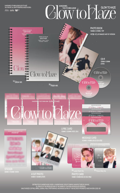 KANG DANIEL - Glow To Haze (6th Mini Album)