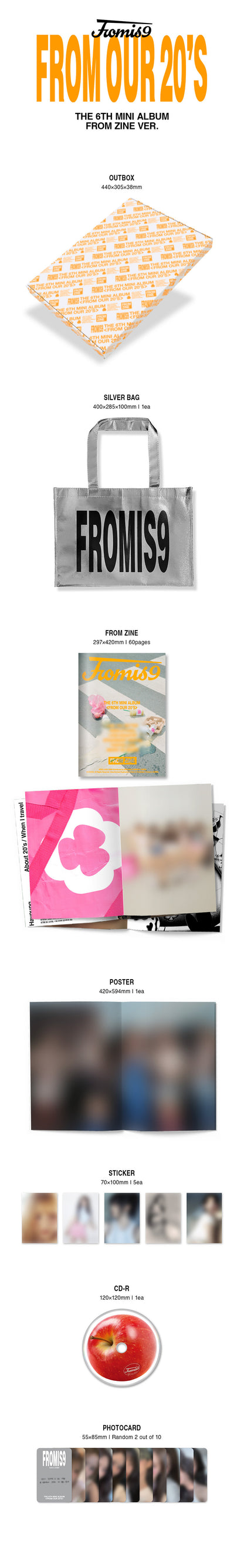 FROMIS_9 - From Our 20s (6th Mini Album) From [Zine Ver.]