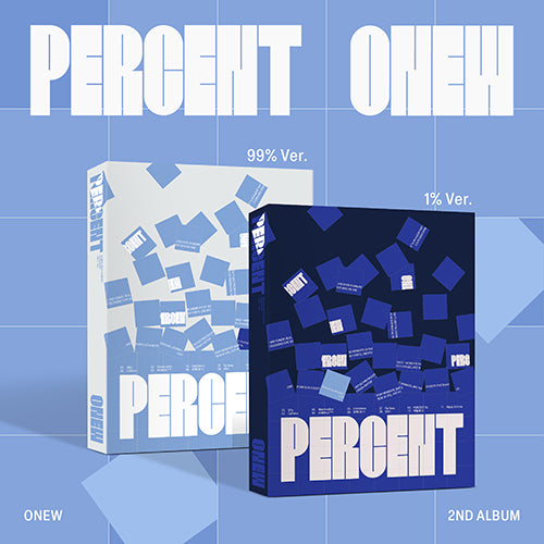 SHINEE ONEW - PERCENT (2nd Studio Album) [Photobook Ver.]