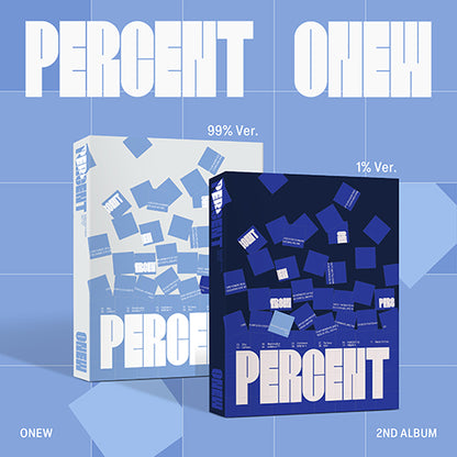 SHINEE ONEW - PERCENT (2nd Studio Album) [Photobook Ver.]