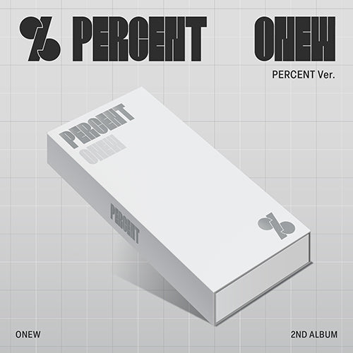 SHINEE ONEW - PERCENT (2nd Studio Album) [PERCENT Ver.]