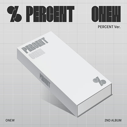 SHINEE ONEW - PERCENT (2nd Studio Album) [PERCENT Ver.]