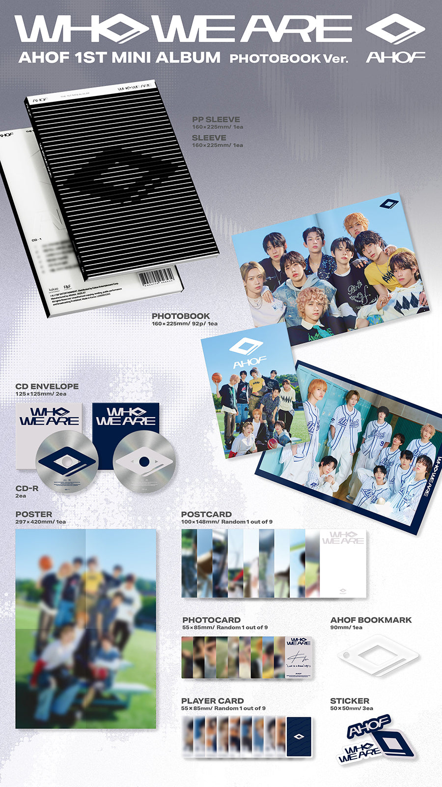 AHOF - WHO WE ARE (1st Mini Album) [Photobook Ver.]