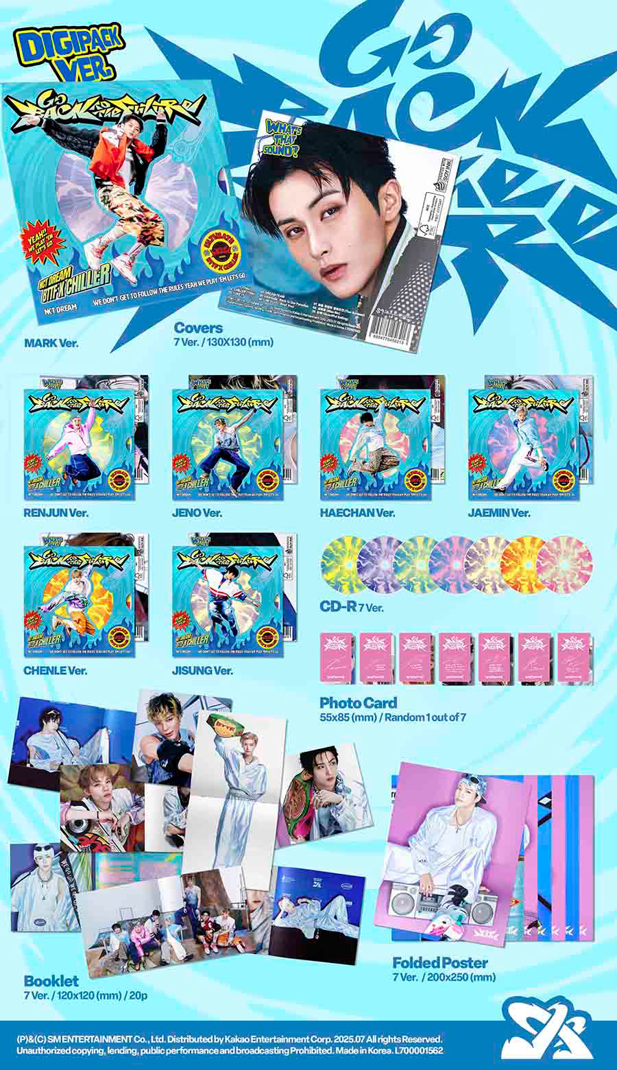 NCT DREAM - Go Back To The Future (5th Studio Album) [Digipack Ver.]