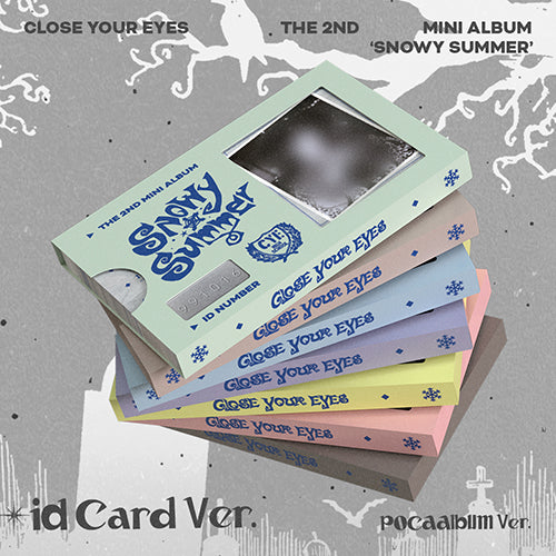 CLOSE YOUR EYES - Snowy Summer (2nd Mini Album) [ID Card Ver.]