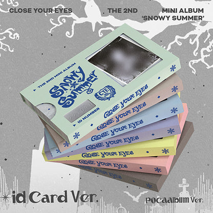 CLOSE YOUR EYES - Snowy Summer (2nd Mini Album) [ID Card Ver.]