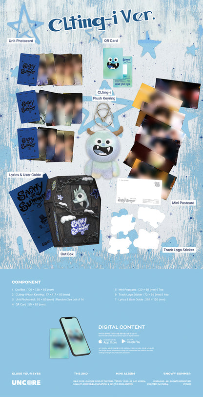 CLOSE YOUR EYES - Snowy Summer (2nd Mini Album) [CLting-i Ver.]
