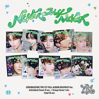 *PRE-ORDER* ZEROBASEONE - NEVER SAY NEVER (1st Studio Album) [Digipack Ver.]