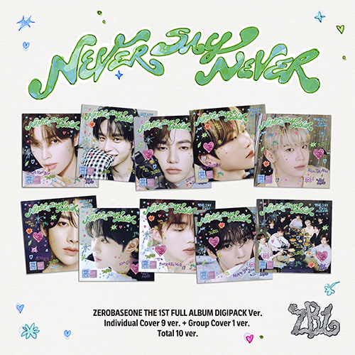 *PRE-ORDER* ZEROBASEONE - NEVER SAY NEVER (1st Studio Album) [Digipack Ver.]