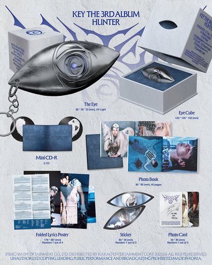*PRE-ORDER* KEY (SHINEE) - HUNTER (3rd Studio Album) [The Cube Ver.]