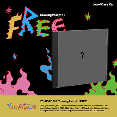 YOUNG POSSE - Growing Pain pt.1 : FREE (4th Mini Album) [Jewel Case Ver.]
