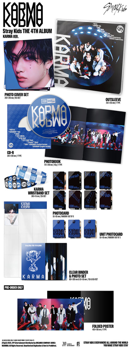 *PRE-ORDER* STRAY KIDS - KARMA (4th Studio Album) [Limited Ver.] + POB