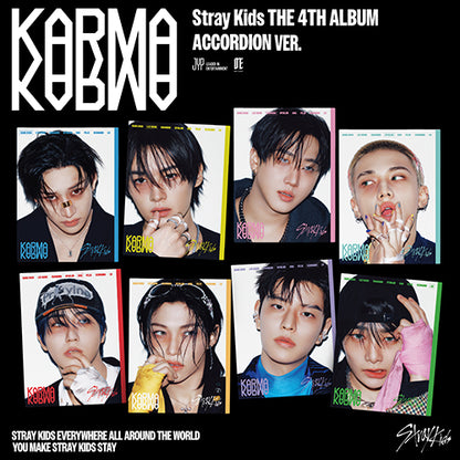 *PRE-ORDER* STRAY KIDS - KARMA (4th Studio Album) [Accordion Ver.] + POB